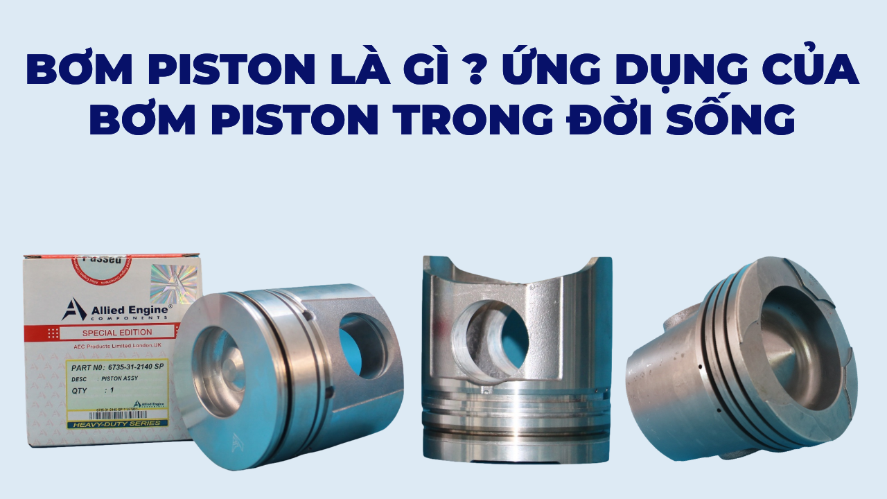 BƠM PISTON LÀ GÌ ? ỨNG DỤNG CỦA BƠM PISTON TRONG ĐỜI SỐNG