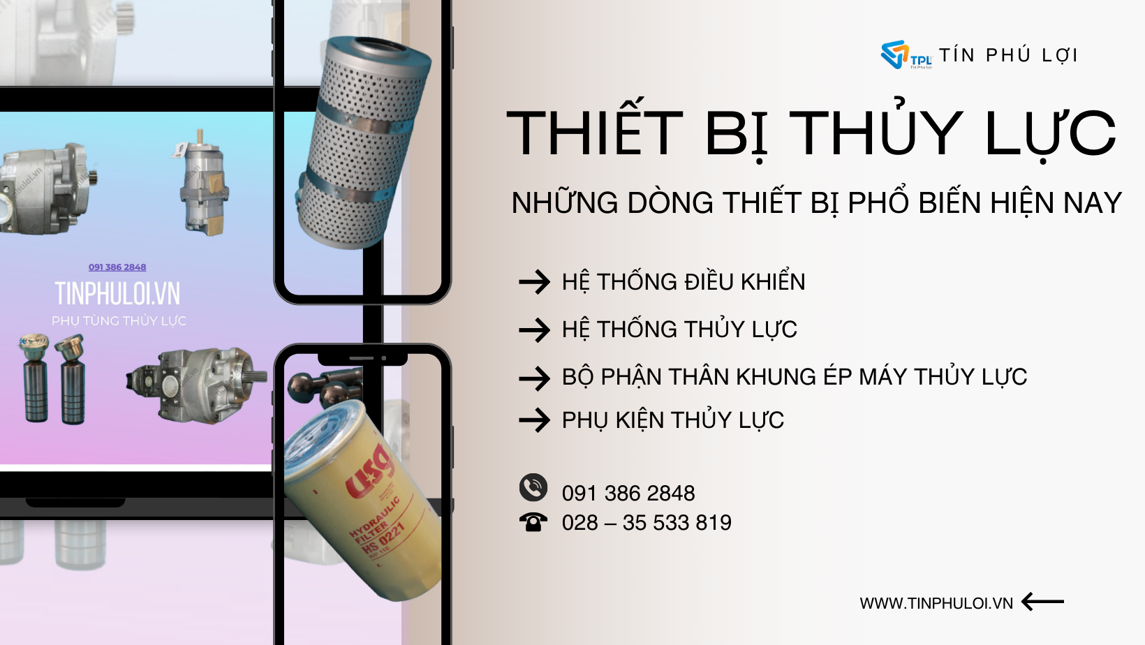 THIẾT BỊ THỦY LỰC VÀ NHỮNG DÒNG THIẾT BỊ PHỔ BIẾN HIỆN NAY