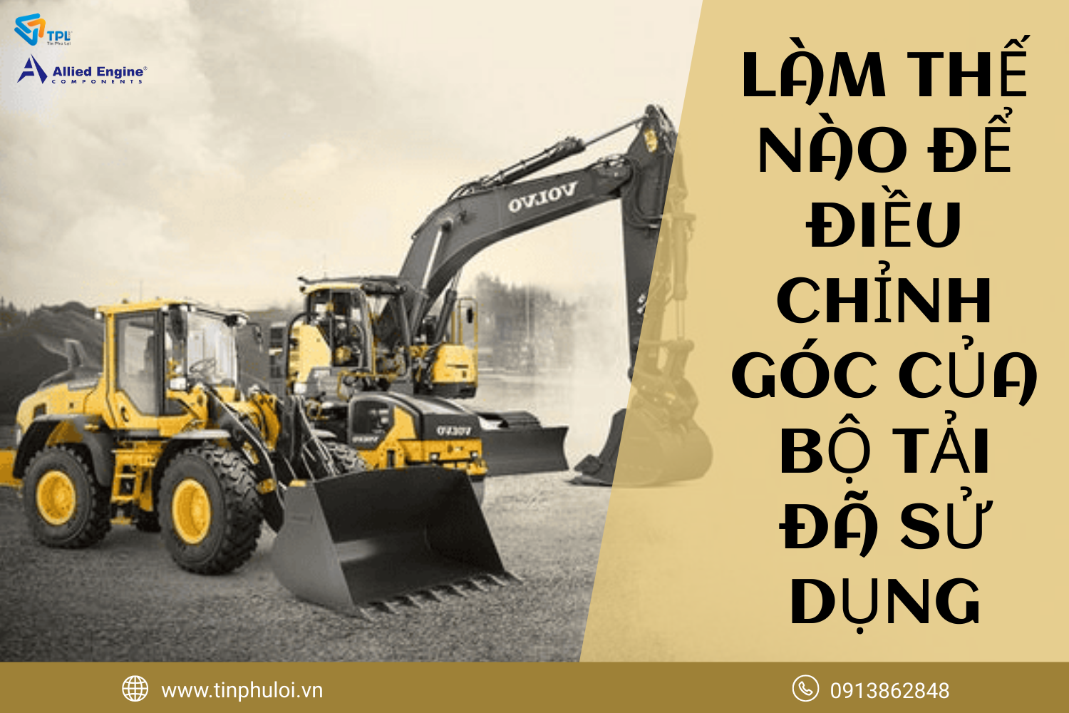 LÀM THẾ NÀO ĐỂ ĐIỀU CHỈNH GÓC CỦA BỘ TẢI ĐÃ SỬ DỤNG