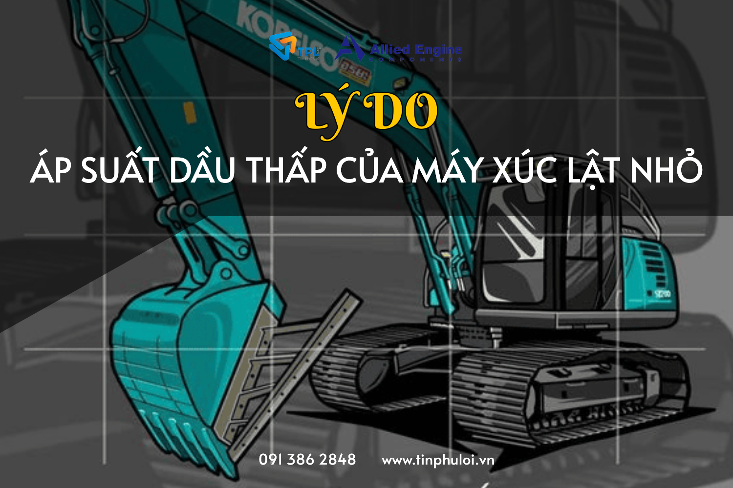 LÝ DO ÁP SUẤT DẦU THẤP CỦA MÁY XÚC LẬT NHỎ