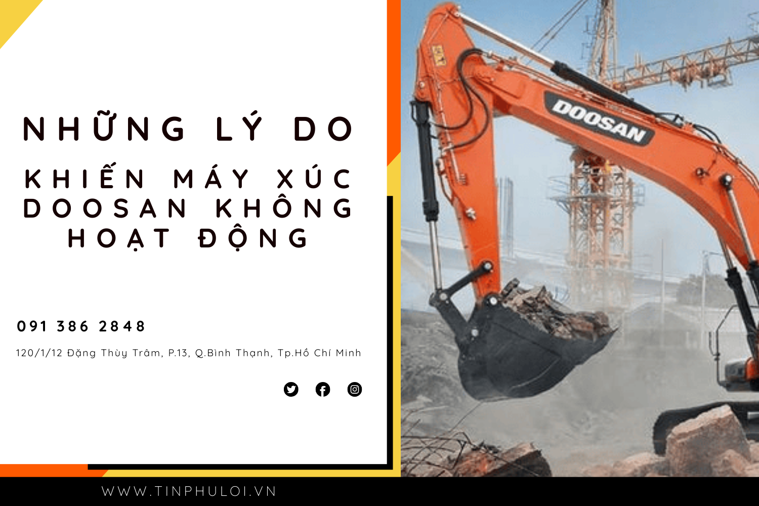 NHỮNG LÝ DO KHIẾN MÁY XÚC DOOSAN KHÔNG HOẠT ĐỘNG